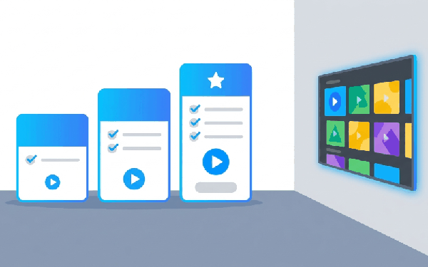 Subscription pricing tiers beside a smart TV illustrating Smartiflixtv plans in Canada