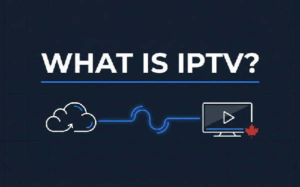 What is Smartiflixtv diagram showing internet cloud streaming to a smart TV in Canada